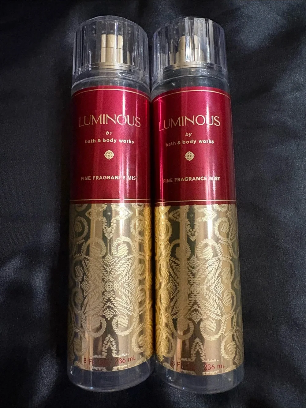 Bath & Body Works Luminous Fine Fragrance Mist - Red & Gold Set